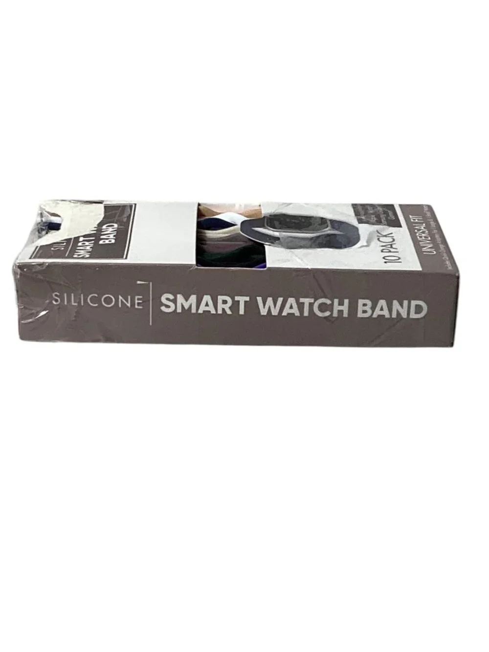 10 Universal Silicone Smart Watch Bands, 10 Colorful, Adjustable Silicone Bands